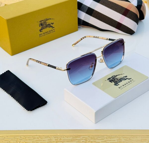 Burberry Square Sunglasses - Blue/Gray