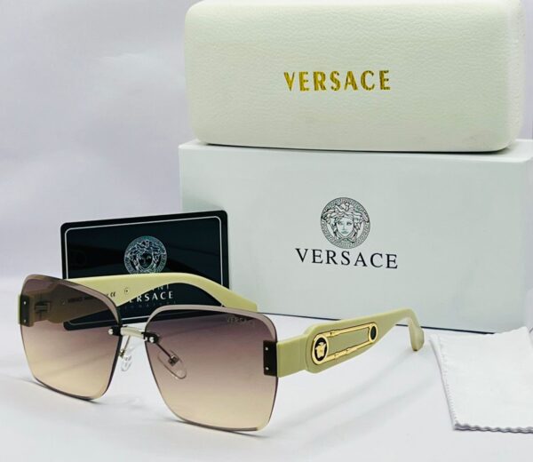 Versace Sunglasses - Cream, Off-white