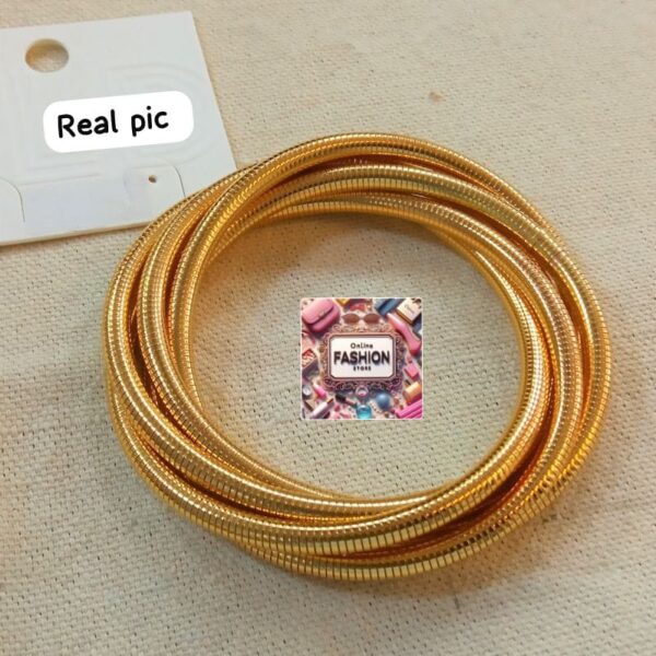 Gold Snake Bangle Bracelet - Classic and Versatile